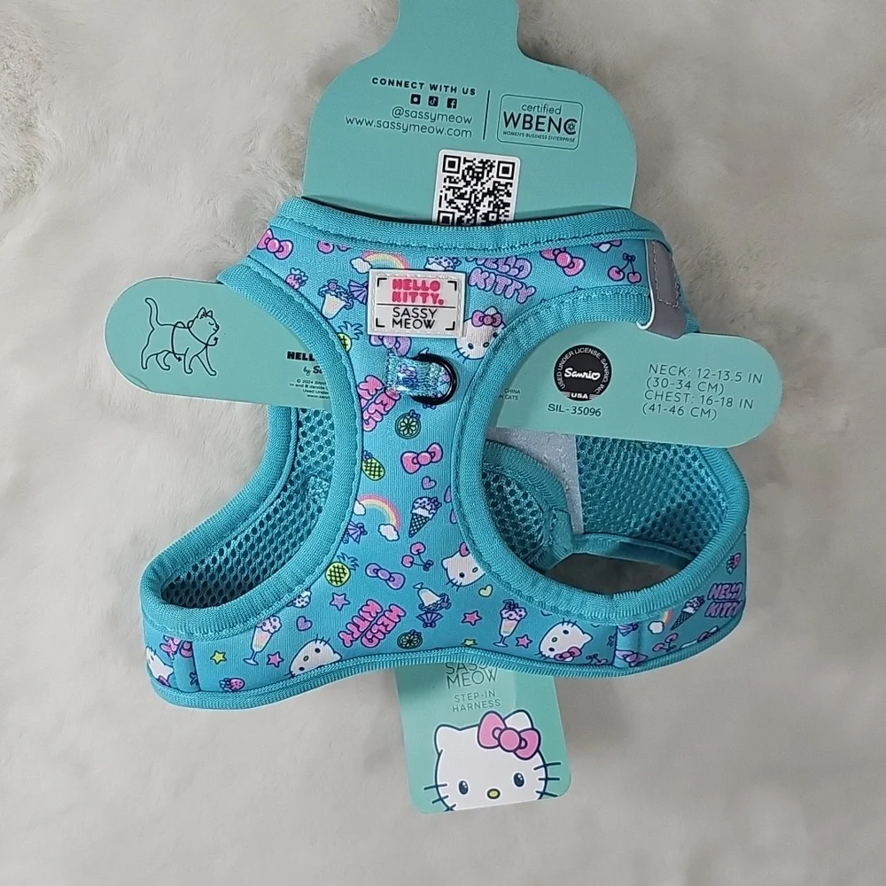 Hello Kitty Sassy Meow Step In Harness Size Medium